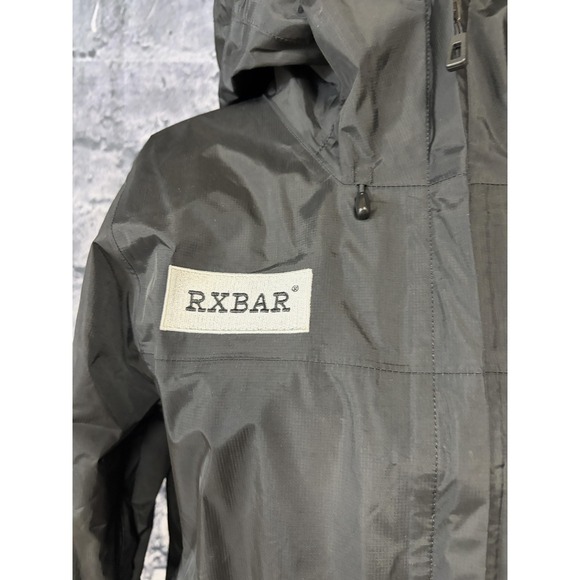 Patagonia Jacket Womens Small Black Torrentshell Rain Hooded RXBAR Logo Nylon - Picture 4 of 16